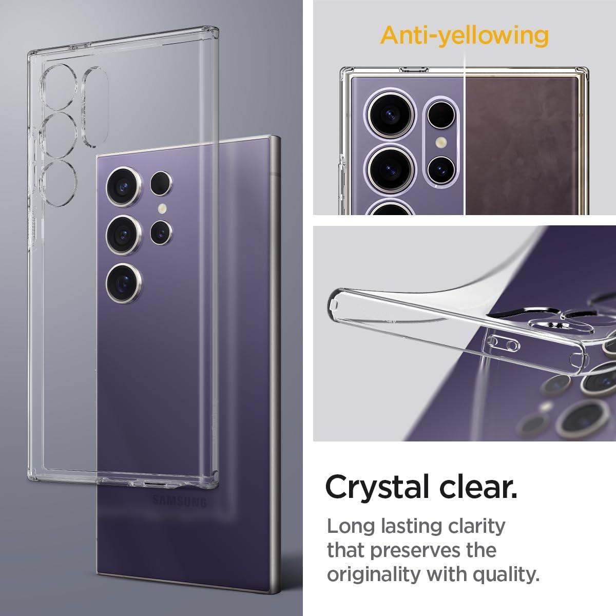 imageSpigen Liquid Crystal Designed for Galaxy S25 Ultra Case 2025 AntiYellowing MilitaryGrade Protection Space CrystalCrystal Clear