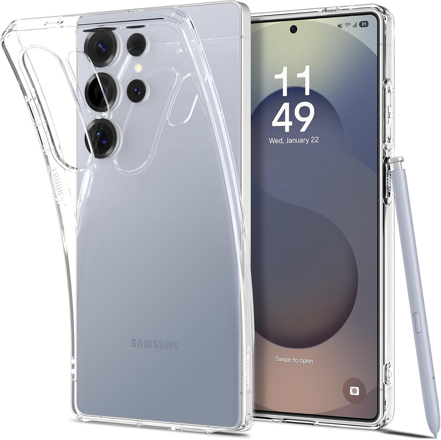 imageSpigen Liquid Crystal Designed for Galaxy S25 Ultra Case 2025 AntiYellowing MilitaryGrade Protection Space CrystalCrystal Clear