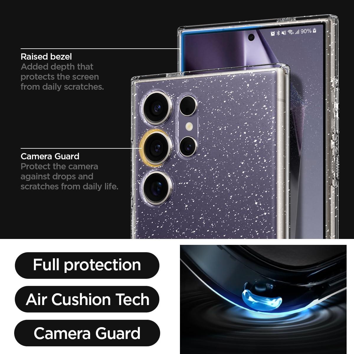 imageSpigen Liquid Crystal Designed for Galaxy S25 Ultra Case 2025 AntiYellowing MilitaryGrade Protection Space CrystalCrystal Quartz