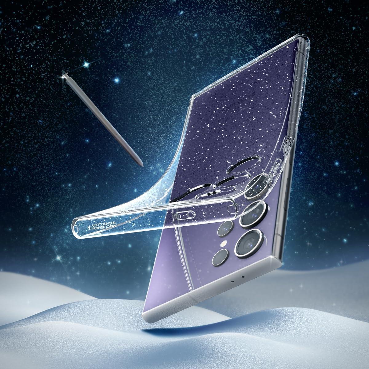 imageSpigen Liquid Crystal Designed for Galaxy S25 Ultra Case 2025 AntiYellowing MilitaryGrade Protection Space CrystalCrystal Quartz