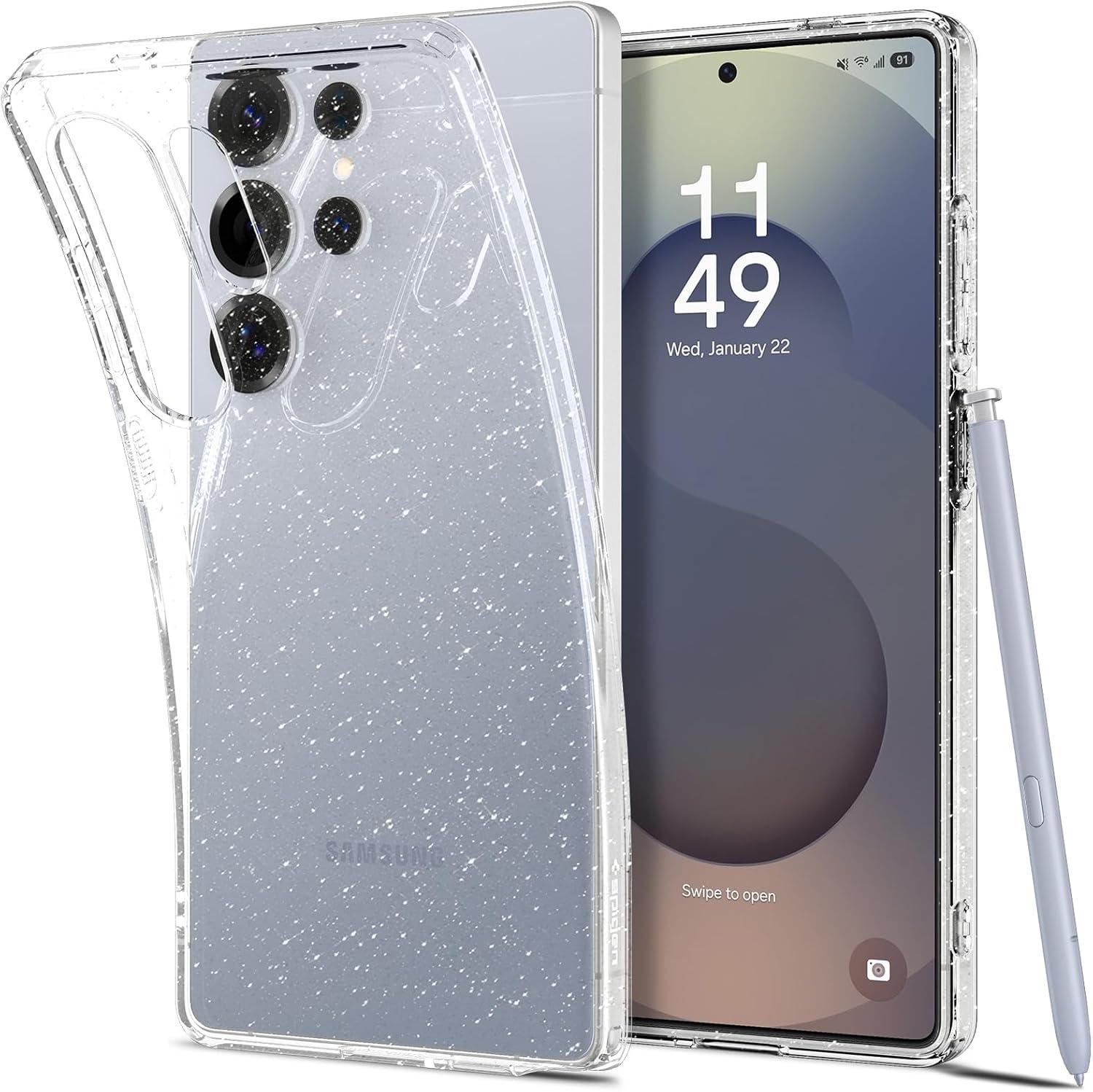 imageSpigen Liquid Crystal Designed for Galaxy S25 Ultra Case 2025 AntiYellowing MilitaryGrade Protection Space CrystalCrystal Quartz