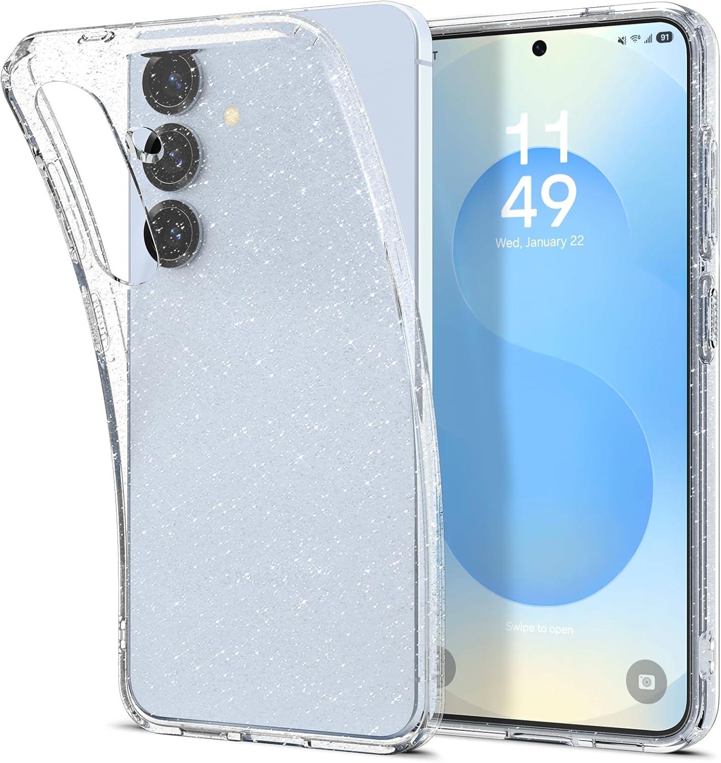 imageSpigen Liquid Crystal Designed for Galaxy S25 Ultra Case 2025 AntiYellowing MilitaryGrade Protection Space CrystalCrystal Quartz