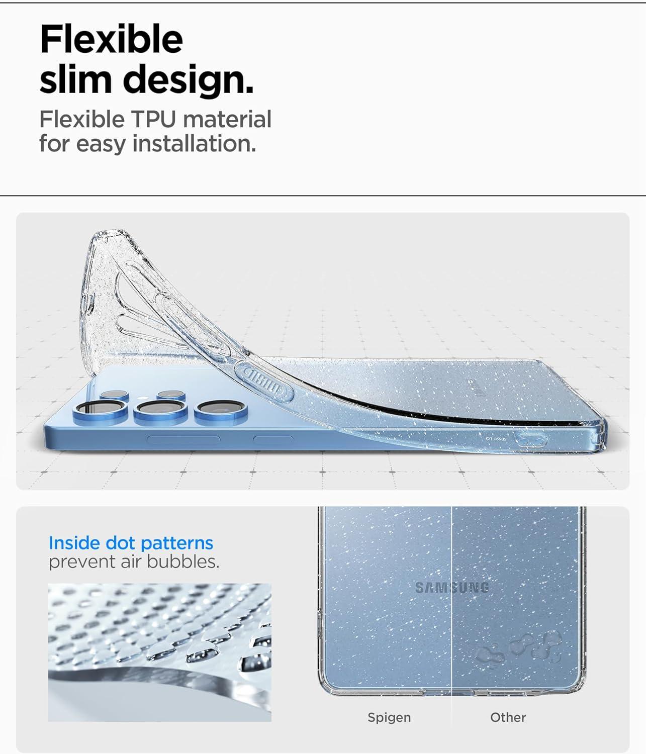 imageSpigen Liquid Crystal Designed for Galaxy S25 Ultra Case 2025 AntiYellowing MilitaryGrade Protection Space CrystalCrystal Quartz