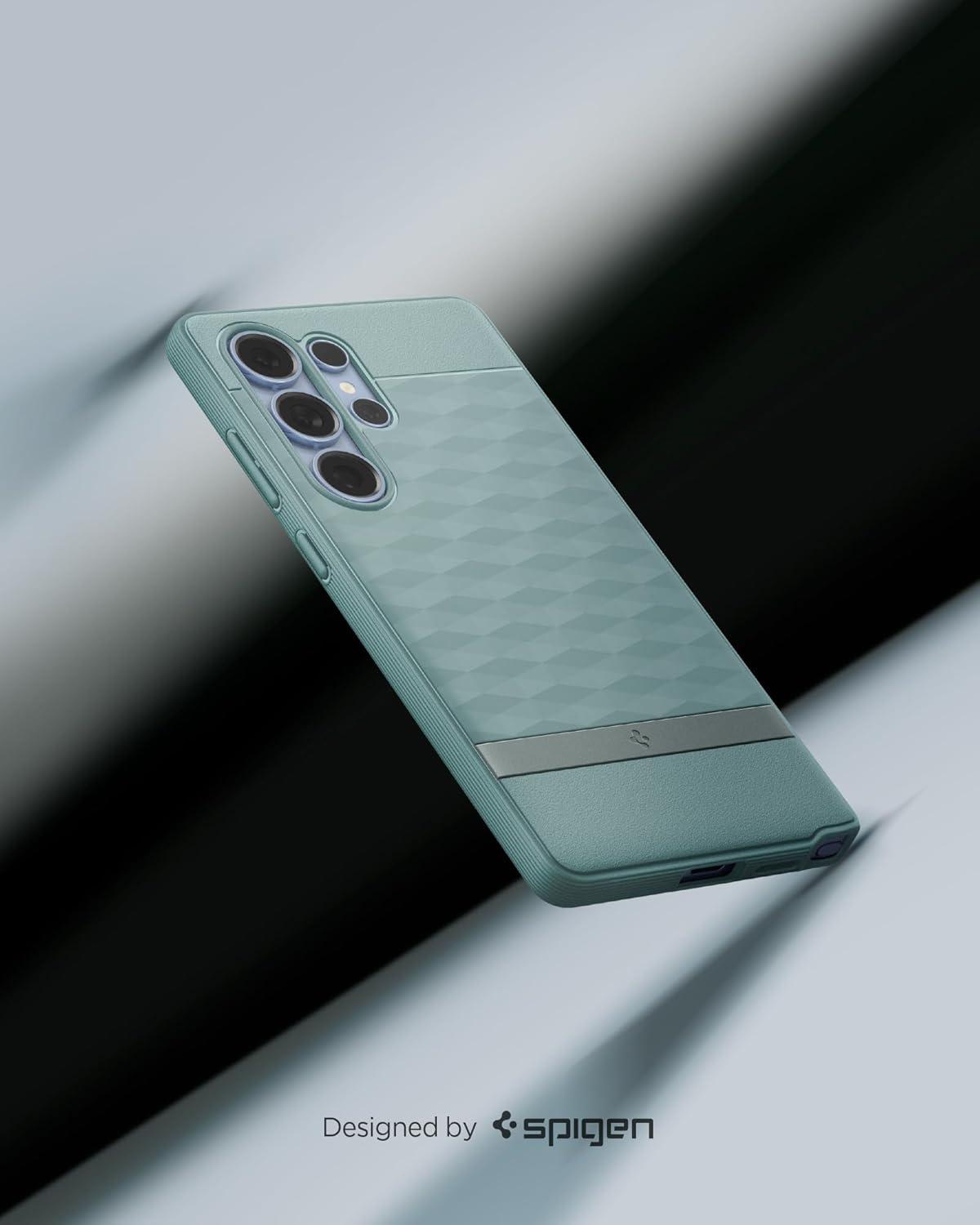 imageSpigen Parallax MagFit Designed for Galaxy S25 Plus Case Fast Wireless Charging 2025 Sage GreenSage Green