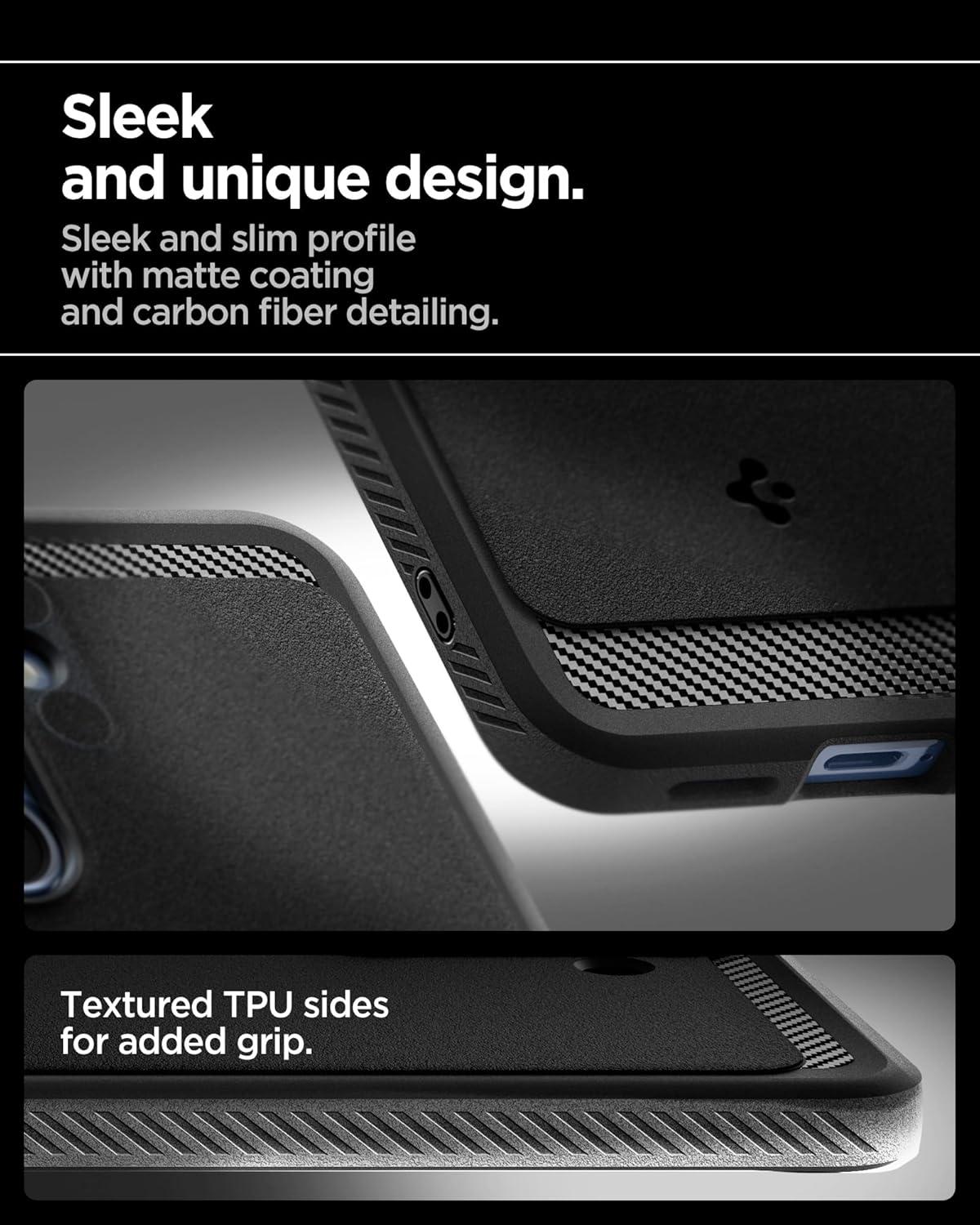 imageSpigen Rugged Armor MagFit Designed for Galaxy S25 Plus Case Fast Wireless ChargingMagnet for Galaxy 2025 Matte BlackMatte Black