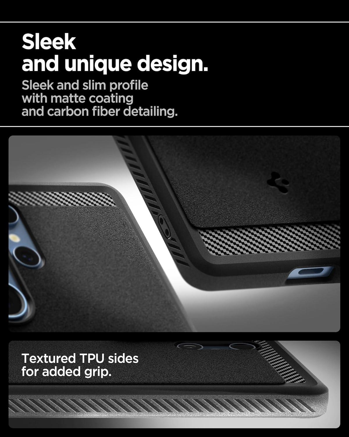 imageSpigen Rugged Armor MagFit Designed for Galaxy S25 Plus Case Fast Wireless ChargingMagnet for Galaxy 2025 Matte BlackMatte Black