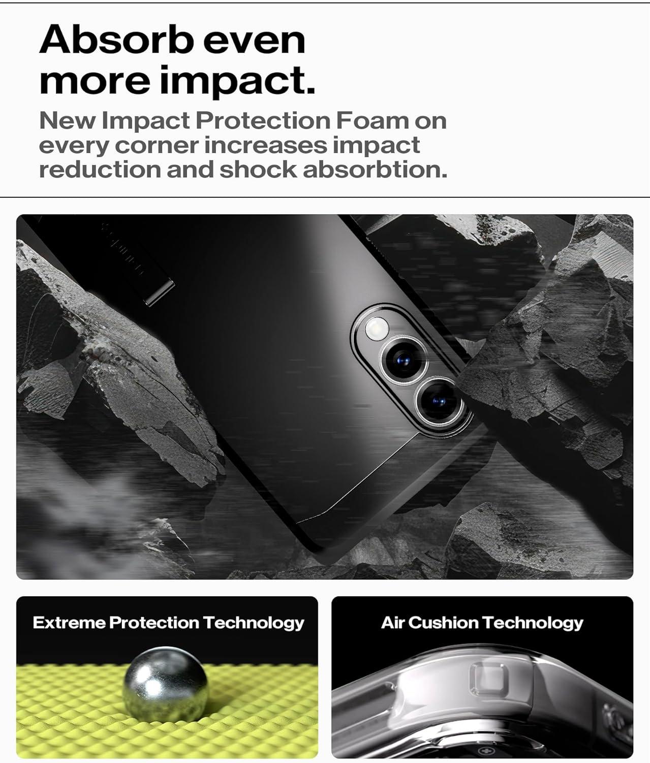 imageSpigen Tough Armor Ai MagFit Designed for Galaxy S25 Plus Case Kickstand Fast Wireless Charging 2025 Abyss Green Ai MagFit Kickstand 2025Black