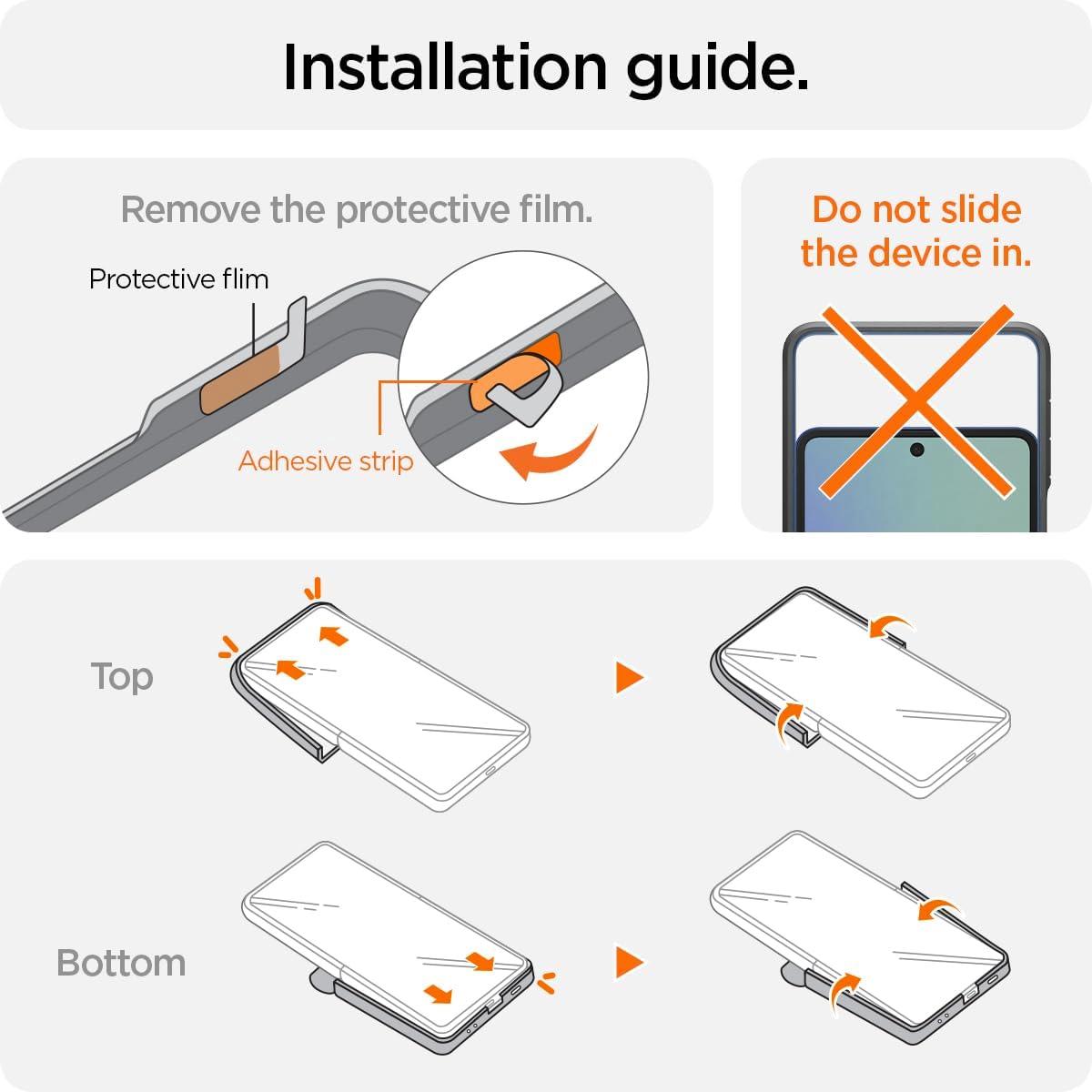 imageSpigen Tough Armor Pro MagFit for Galaxy Z Flip 7 FE Case and Z Flip 6 Case Not Compatible with Flip 7 Builtin Magnet Sierra BlueSierra Blue
