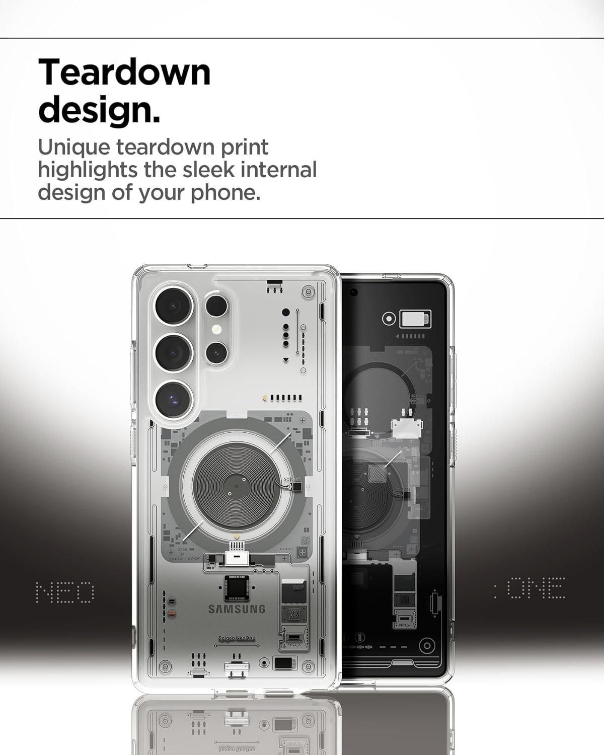 imageSpigen Ultra Hybrid MagFit Designed for Galaxy S25 Plus Case Qi2 CertifiedMagnet for Galaxy 2025 Zero One White Ultra Hybrid MagFit Qi2 Certified Magnet for Galaxy 2025Neo One