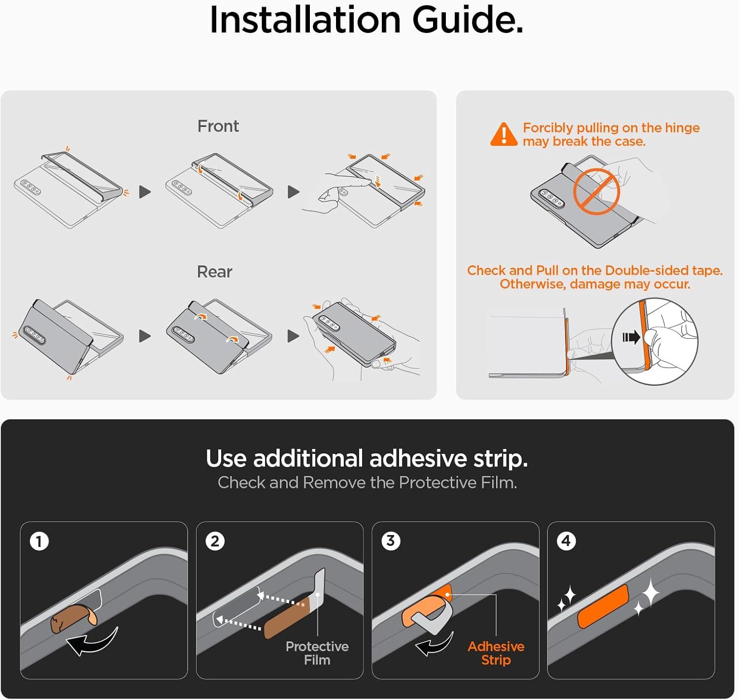 imageSpigen for Galaxy Z Fold 7 Case Tough Armor Pro MagFit Hinge Protection Fast Wireless ChargingMagnet for Galaxy Metal SlateMetal Slate