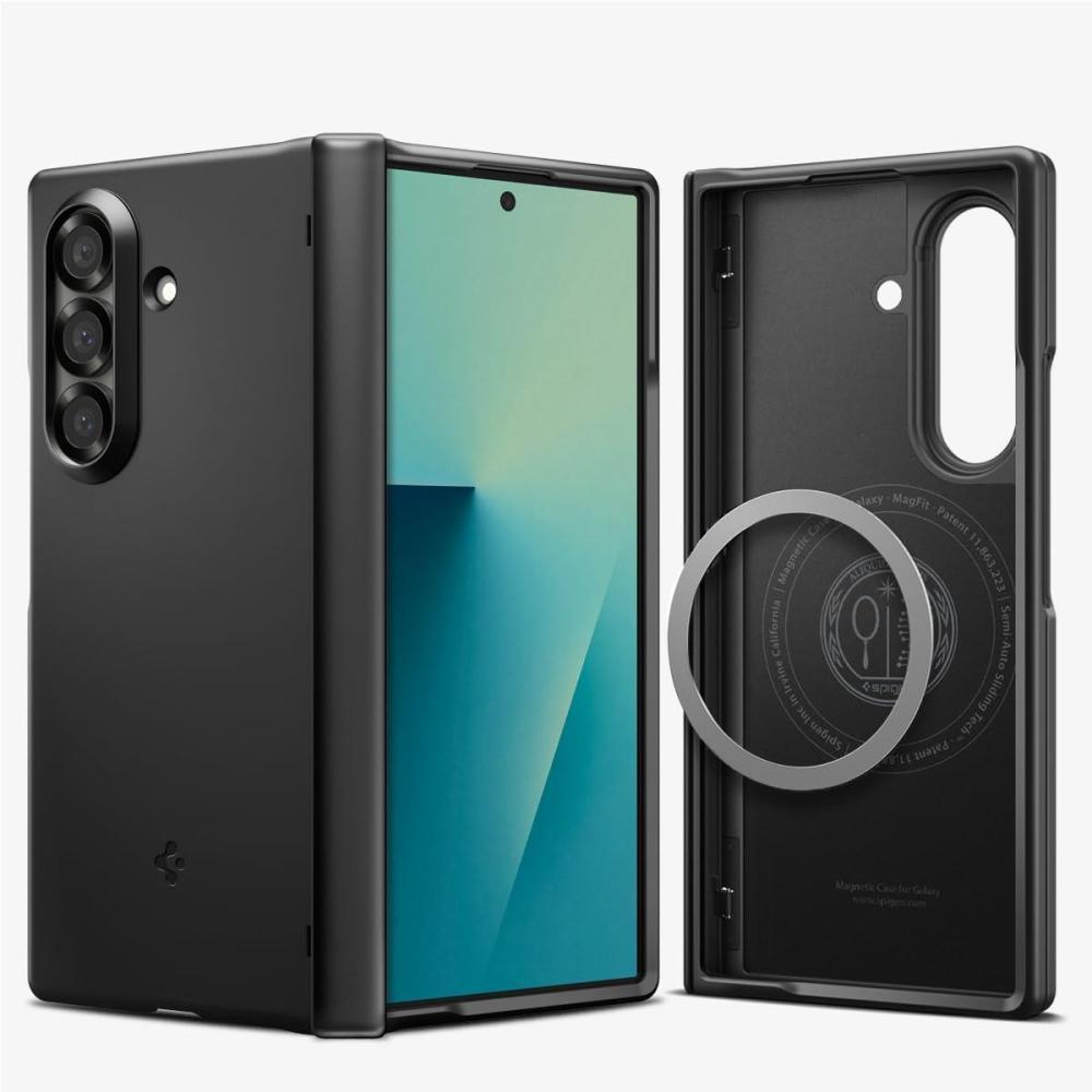 imageSpigen for Galaxy Z Fold 7 Case Airfit Pro Magfit Hinge Protection Qi21 CertifiedMagnet for Galaxy  BlackBlack
