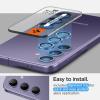 Spigen Camera Lens Screen Protector [GlasTR EZ Fit Optik Pro] Designed for Galaxy S24 Plus / S24 FE [Case Friendly] – Black [2 Pack](Violet)