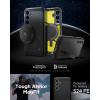 Spigen Tough Armor (Ai) MagFit Designed for Galaxy S25 Plus Case [Kickstand] [Fast Wireless Charging] (2025) – Abyss Green | Ai, MagFit, Kickstand, 2025(Black)