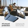 Spigen Tough Armor Pro MagFit for Galaxy Z Flip 7 FE Case and Z Flip 6 Case [Not Compatible with Flip 7] [Built-in Magnet] – Sierra Blue(Sierra Blue)
