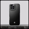 Spigen for iPhone 17 Pro Max Case, Enzo Aramid T [Camera Control Button] [Compatible with MagSafe] – Black Black(Black Natural)
