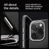 Spigen for iPhone 17 Pro Max Case, Enzo Aramid T [Camera Control Button] [Compatible with MagSafe] – Black Black(Black Silver)