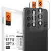 Spigen Camera Lens Screen Protector [GlasTR EZ Fit Optik Pro] Designed for Galaxy S24 Plus / S24 FE [Case Friendly] – Black [2 Pack](Onyx Black)