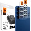 Spigen Camera Lens Screen Protector [GlasTR EZ Fit Optik Pro] Designed for Galaxy S25 – Black [2 Pack]