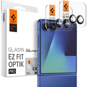 Spigen Camera Lens Screen Protector [GlasTR EZ Fit Optik Pro] Designed for Galaxy Z Flip 7 [Case Friendly] – 2 Pack