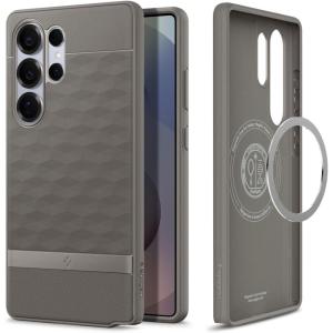 Spigen Parallax MagFit Designed for Galaxy S25 Plus Case [Fast Wireless Charging] (2025) – Sage Green(Ash Gray)
