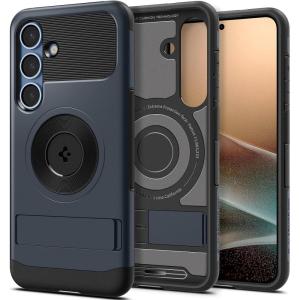 Spigen Slim Armor MagFit Designed for S25 Case (2025) [Military-Grade Protection] Compatible with MagSafe – Metal Slate(Metal Slate)