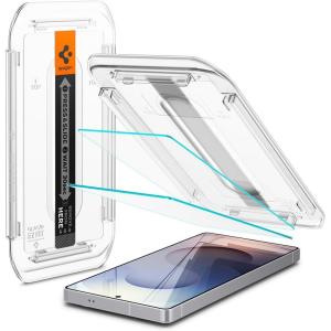 Spigen Tempered Glass Screen Protector [GlasTR EZ Fit] designed for Galaxy S24 Ultra [Case Friendly] – 2 Pack(Galaxy S25 Ultra)