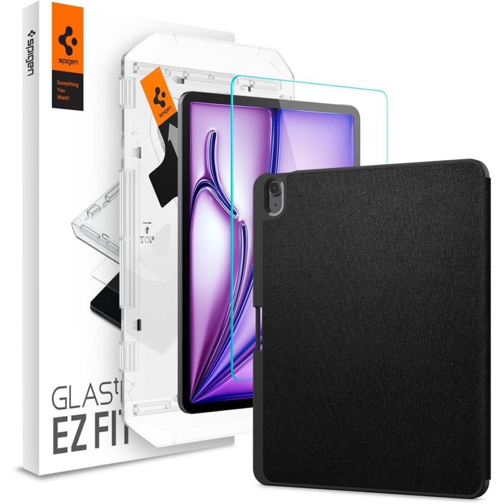 imageSpigen iPad Air 13 GlastR EZ Fit amp iPad Air 13 Urban Fit Black