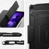 Spigen iPad Air 11″ Rugged Armor Pro Black & Spigen iPad Air 11″ Glas.tR EZ Fit