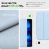 Spigen iPad Air 11″ Ultra Hybrid Pro Sky Blue & Spigen iPad Air 11″ Glas.tR EZ Fit
