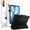 Spigen iPad Air 11″ Rugged Armor Pro Black & Spigen iPad Air 11″ Glas.tR EZ Fit