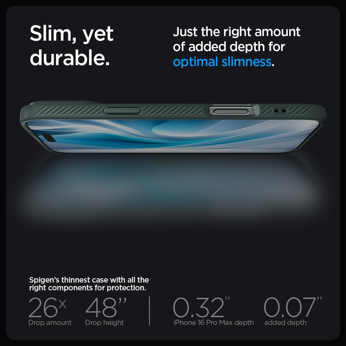 imageSpigen Liquid Air Designed for iPhone 14 Case 2022 MilitaryGrade Protection Matte BlackAbyss Green