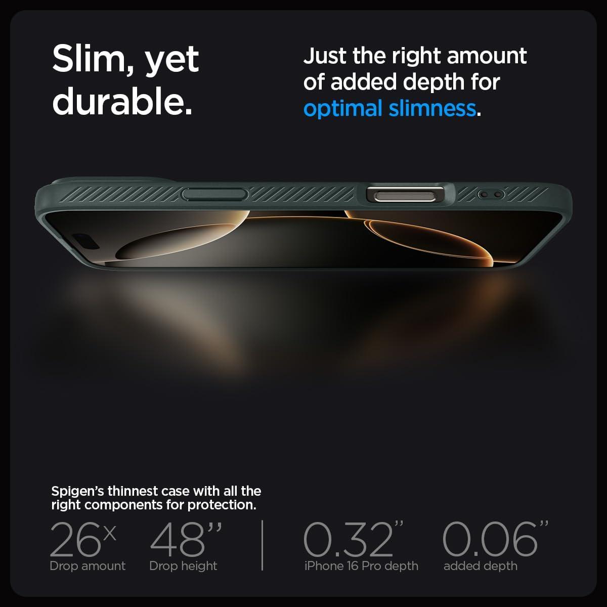 imageSpigen Liquid Air Designed for iPhone 14 Case 2022 MilitaryGrade Protection Matte BlackAbyss Green