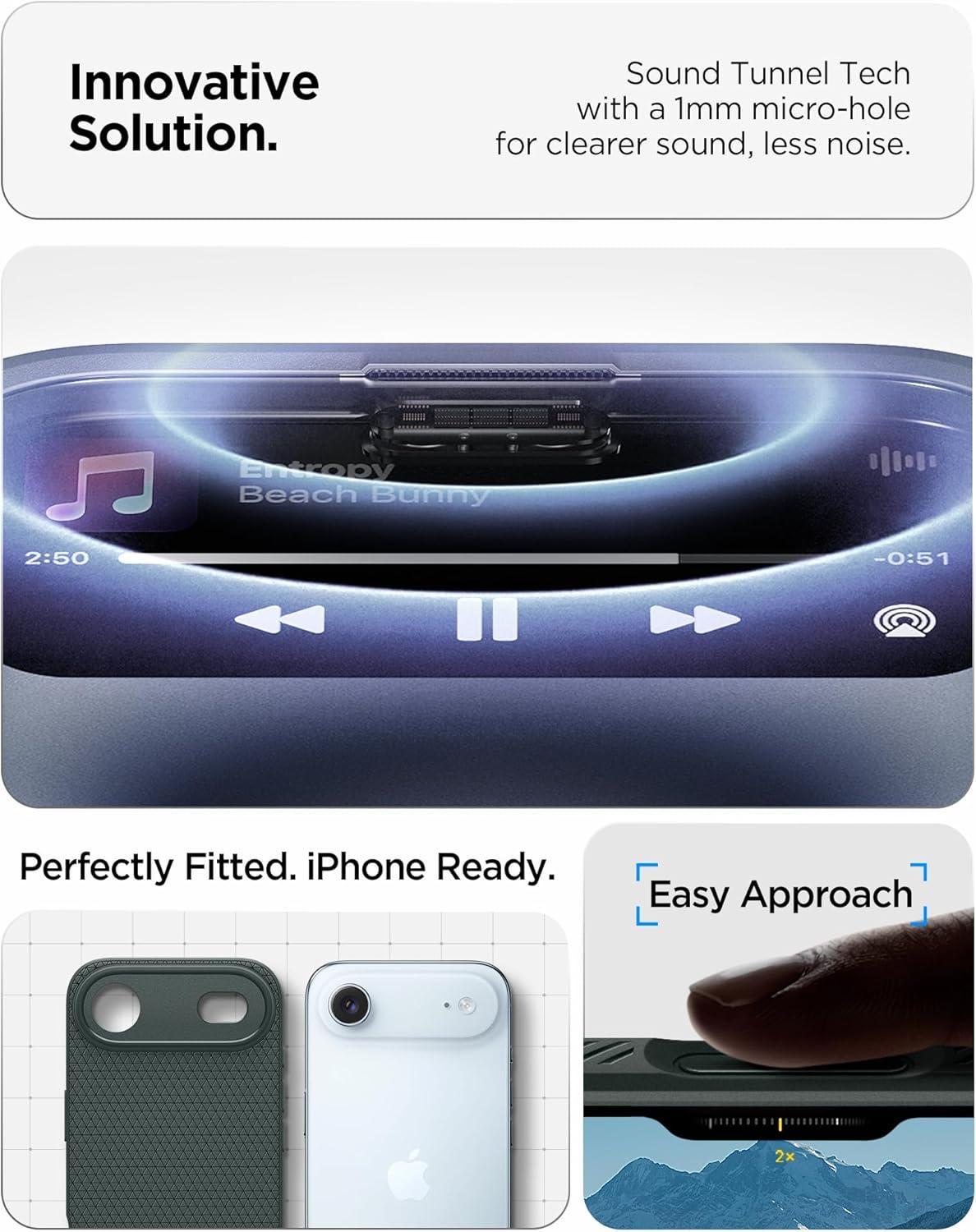 imageSpigen Liquid Air Designed for iPhone 14 Case 2022 MilitaryGrade Protection Matte BlackAbyss Green