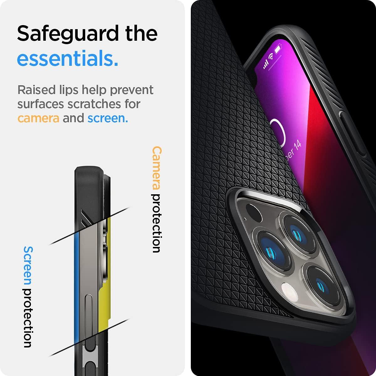 imageSpigen Liquid Air Designed for iPhone 14 Case 2022 MilitaryGrade Protection Matte BlackMatte Black