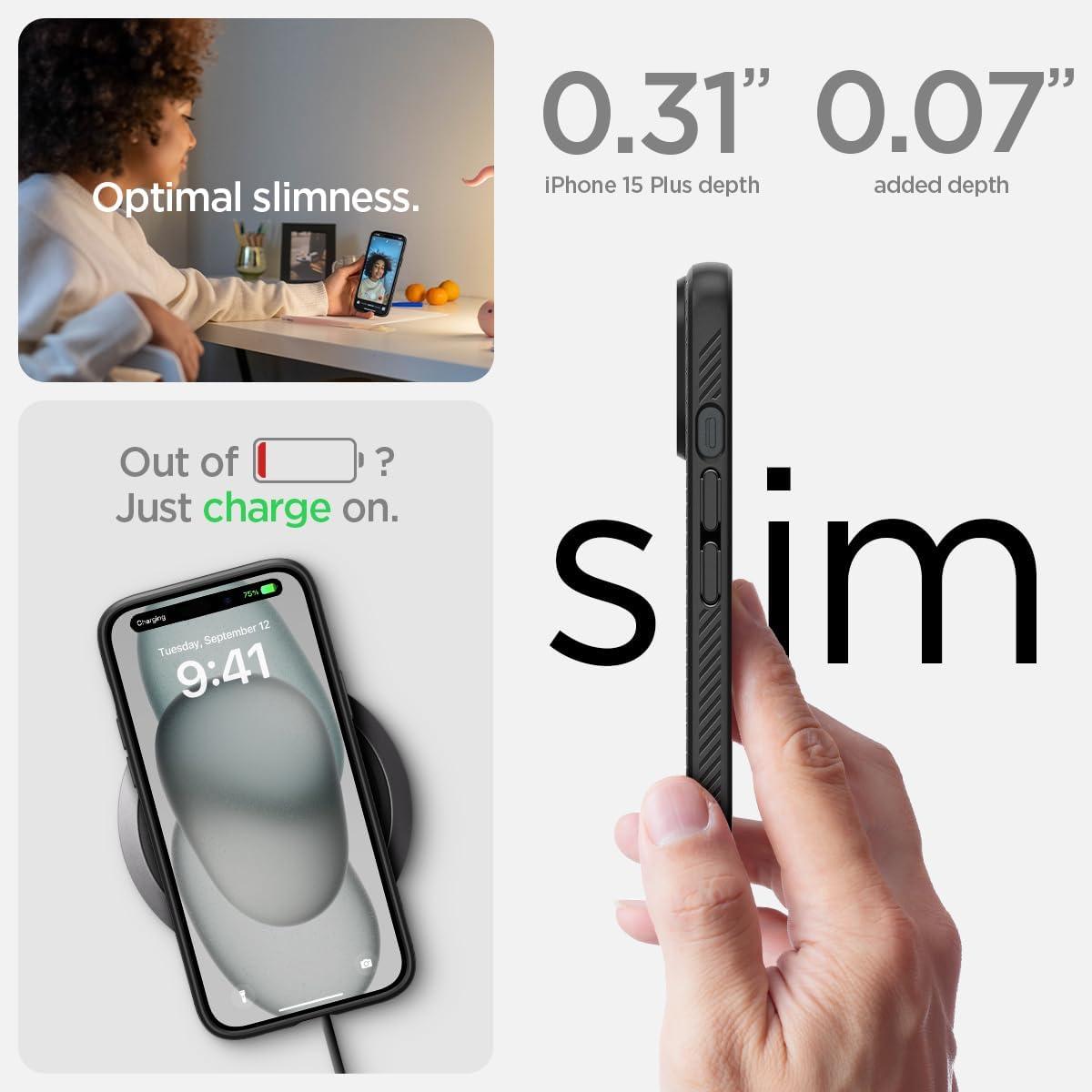 imageSpigen Liquid Air Designed for iPhone 14 Case 2022 MilitaryGrade Protection Matte BlackMatte Black