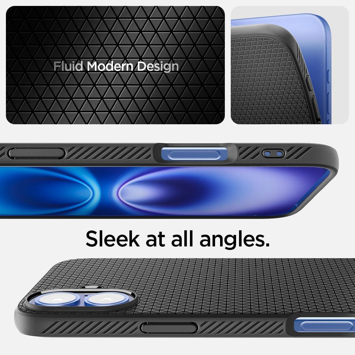 imageSpigen Liquid Air Designed for iPhone 14 Case 2022 MilitaryGrade Protection Matte BlackMatte Black