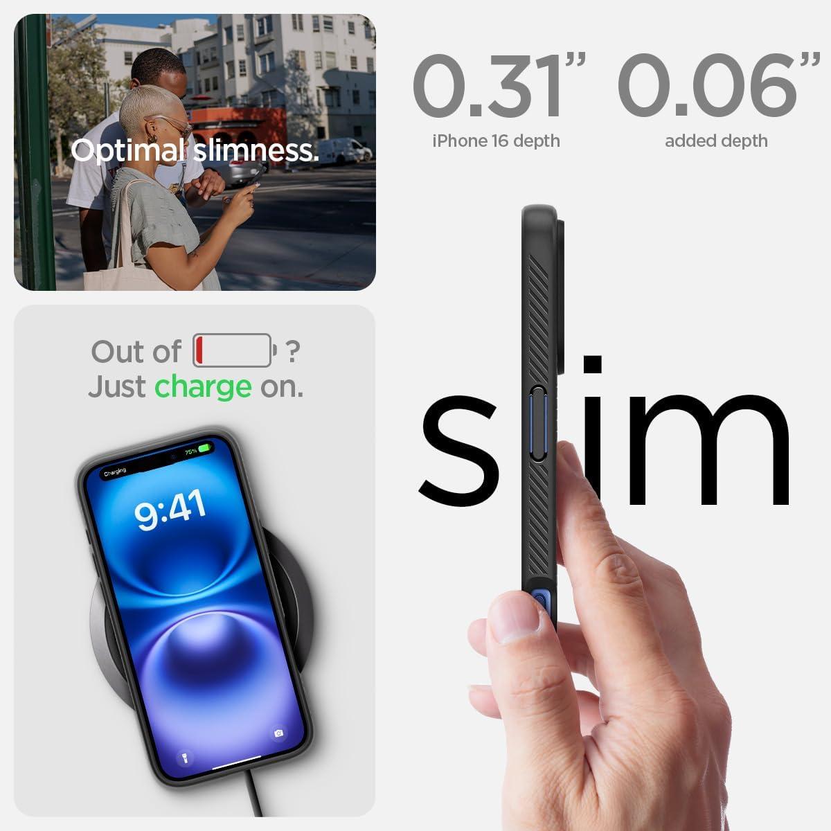 imageSpigen Liquid Air Designed for iPhone 14 Case 2022 MilitaryGrade Protection Matte BlackMatte Black