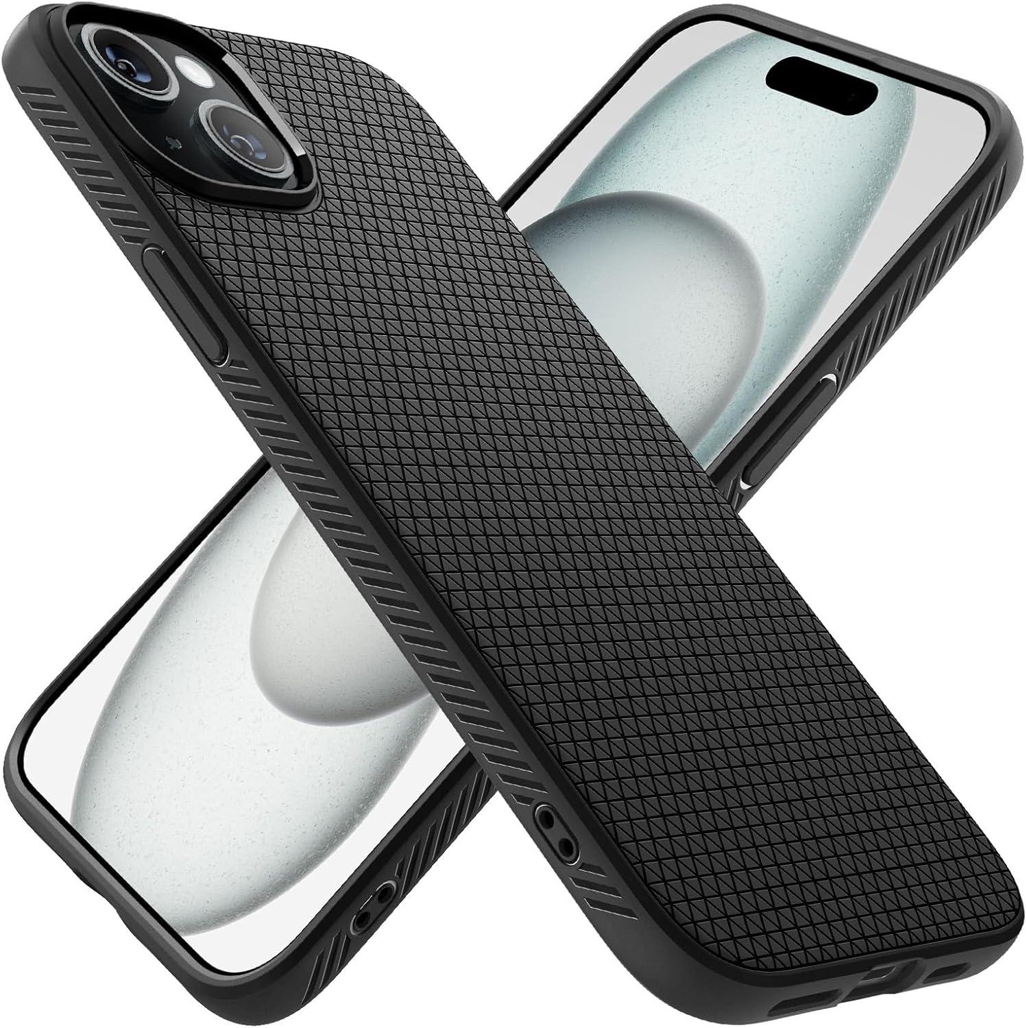 imageSpigen Liquid Air Designed for iPhone 14 Case 2022 MilitaryGrade Protection Matte BlackMatte Black