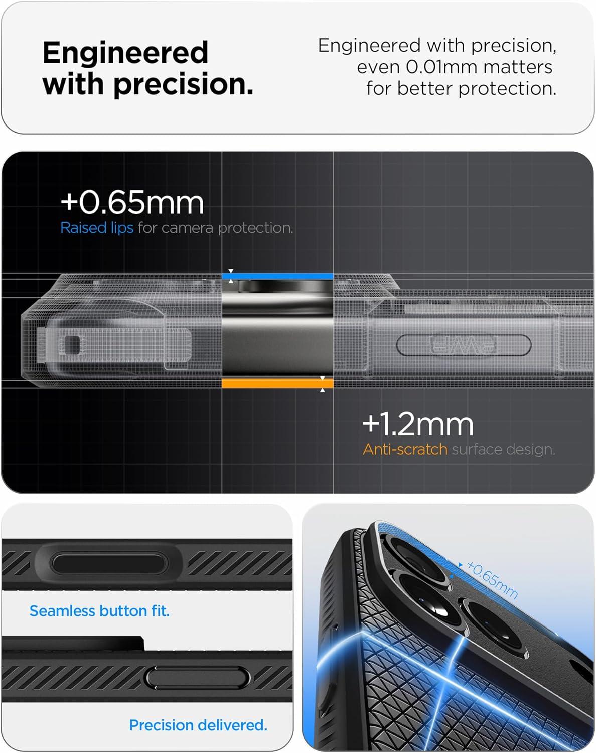 imageSpigen Liquid Air Designed for iPhone 14 Case 2022 MilitaryGrade Protection Matte BlackMatte Black