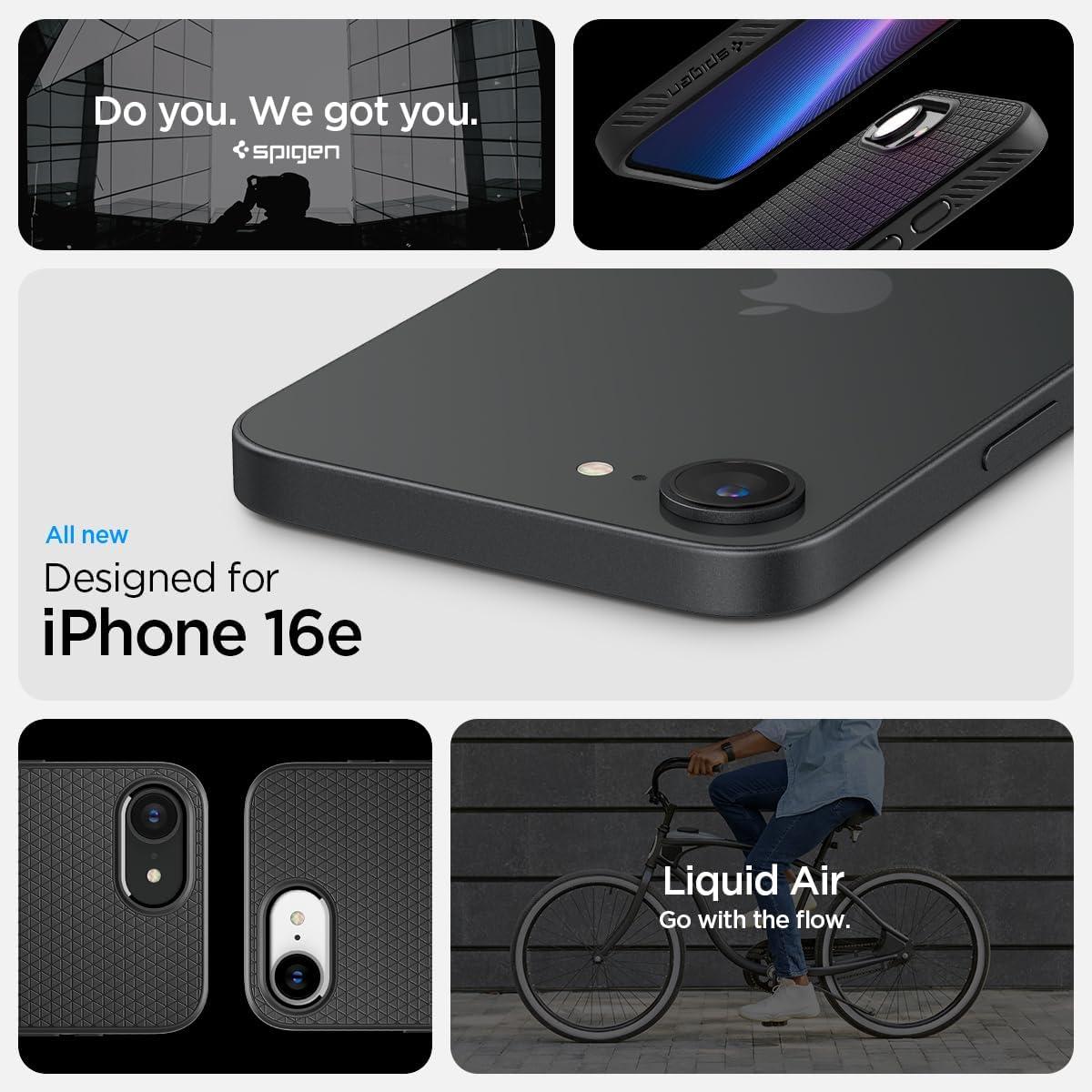 imageSpigen Liquid Air Designed for iPhone 14 Case 2022 MilitaryGrade Protection Matte BlackMatte Black