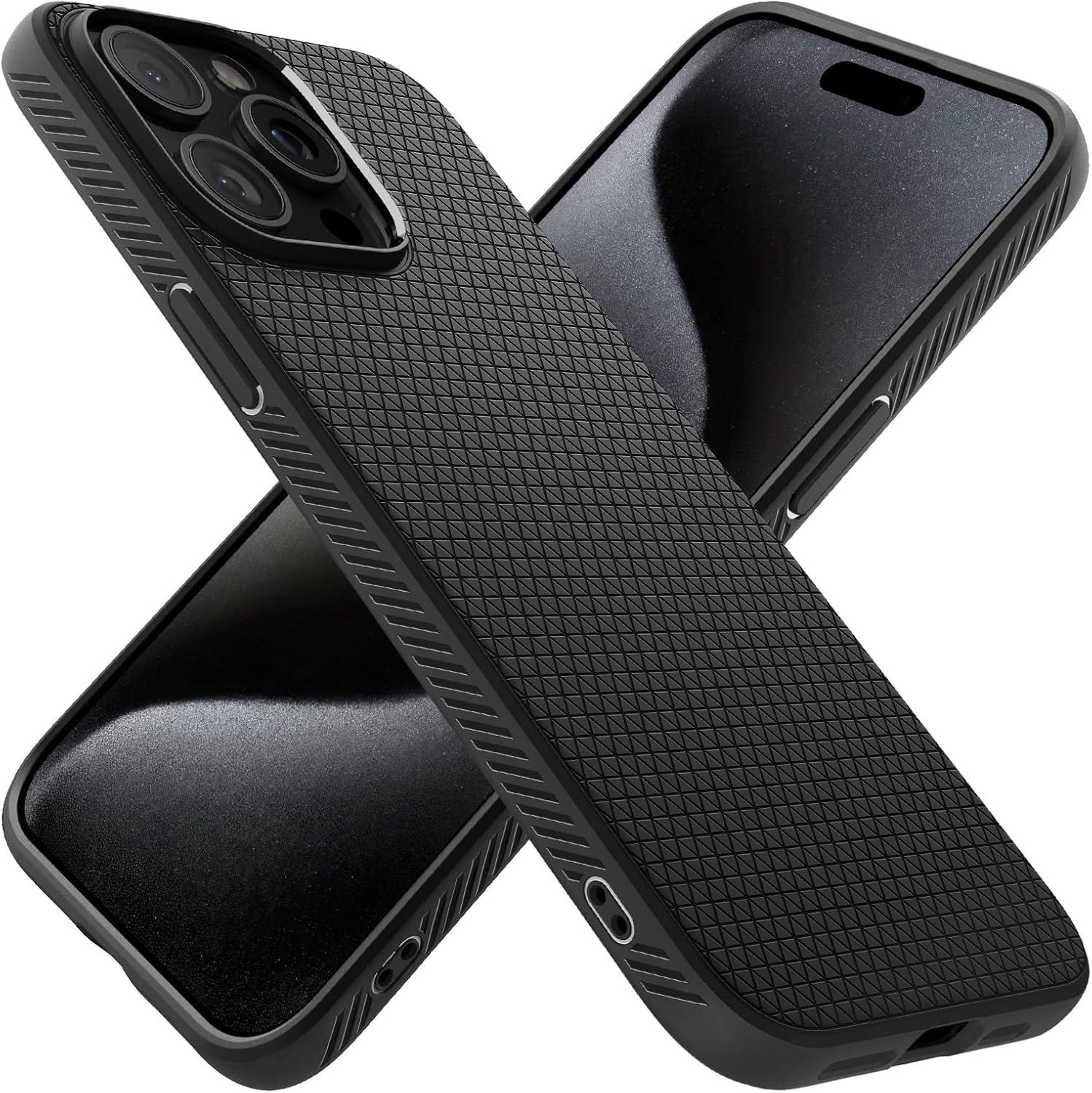 imageSpigen Liquid Air Designed for iPhone 14 Case 2022 MilitaryGrade Protection Matte BlackMatte Black