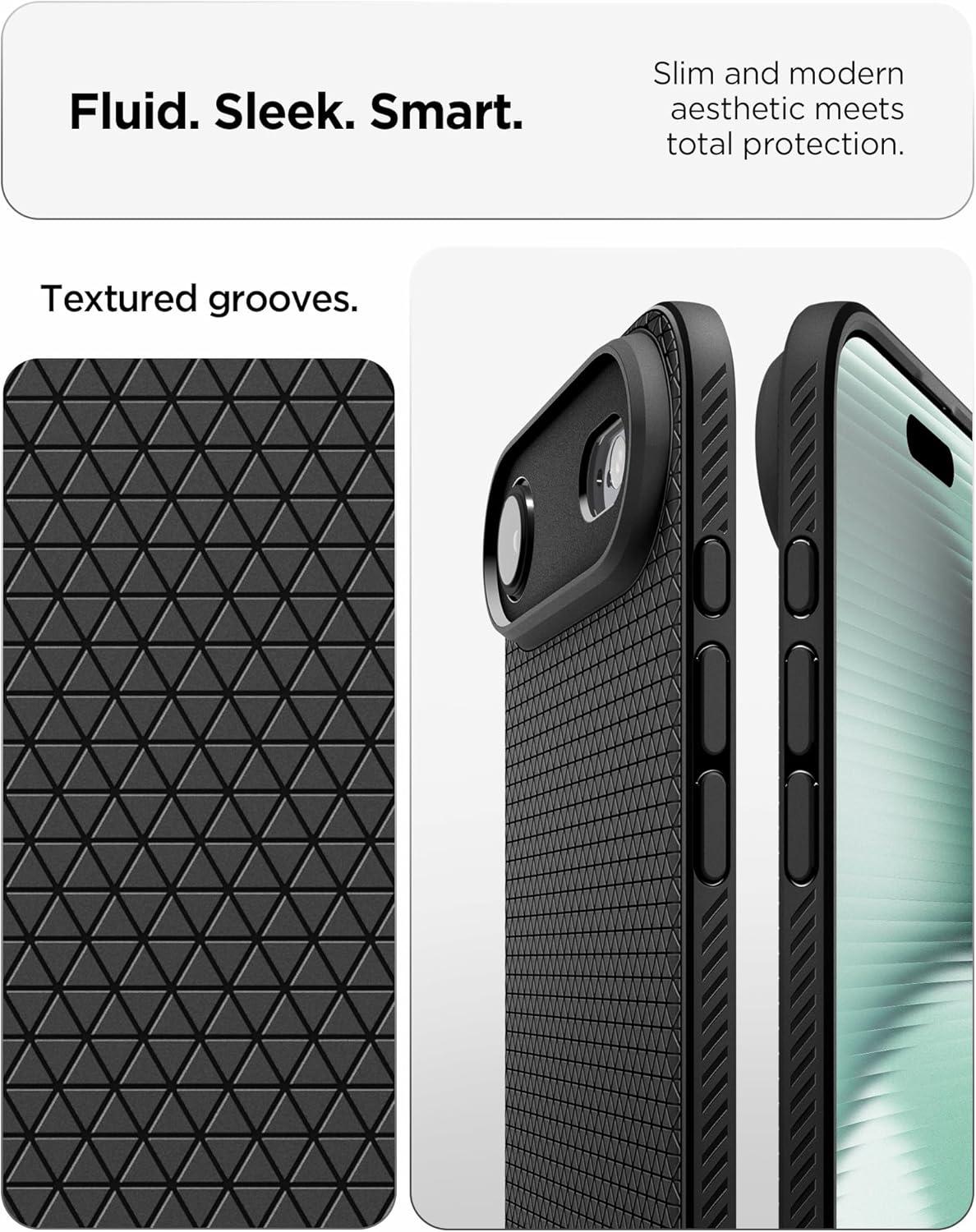 imageSpigen Liquid Air Designed for iPhone 14 Case 2022 MilitaryGrade Protection Matte BlackMatte Black