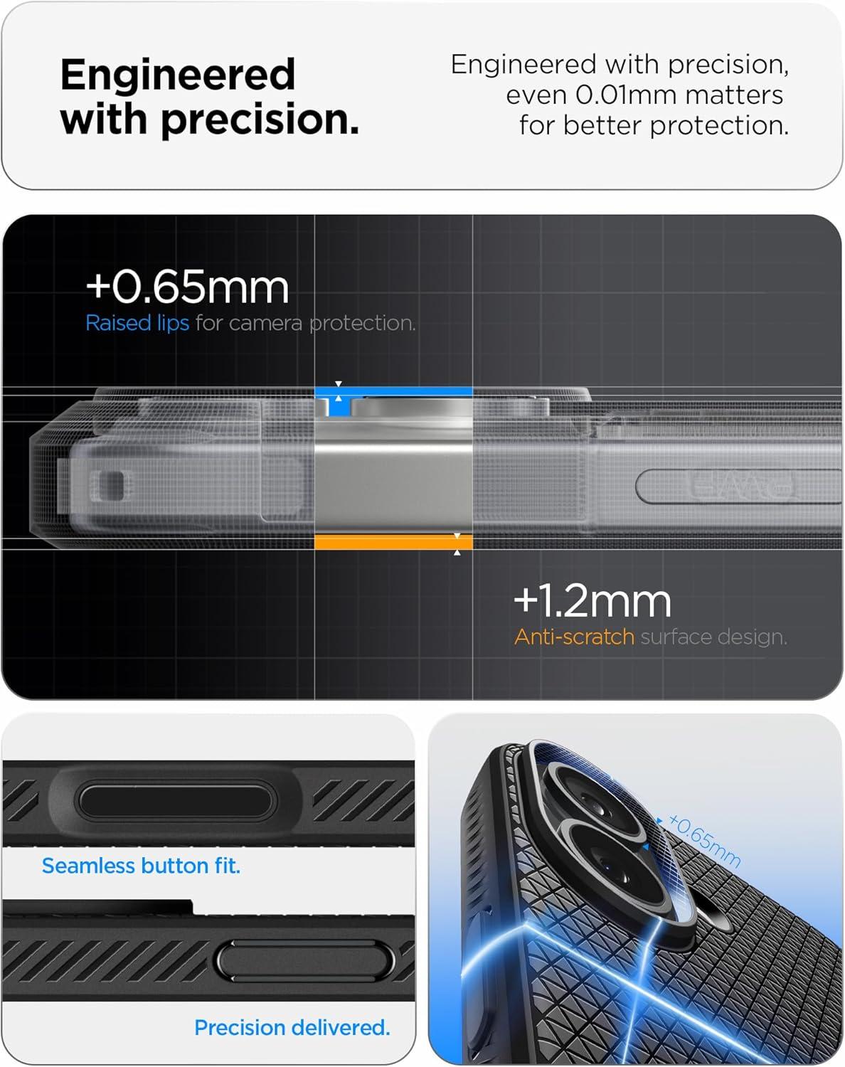 imageSpigen Liquid Air Designed for iPhone 14 Case 2022 MilitaryGrade Protection Matte BlackMatte Black