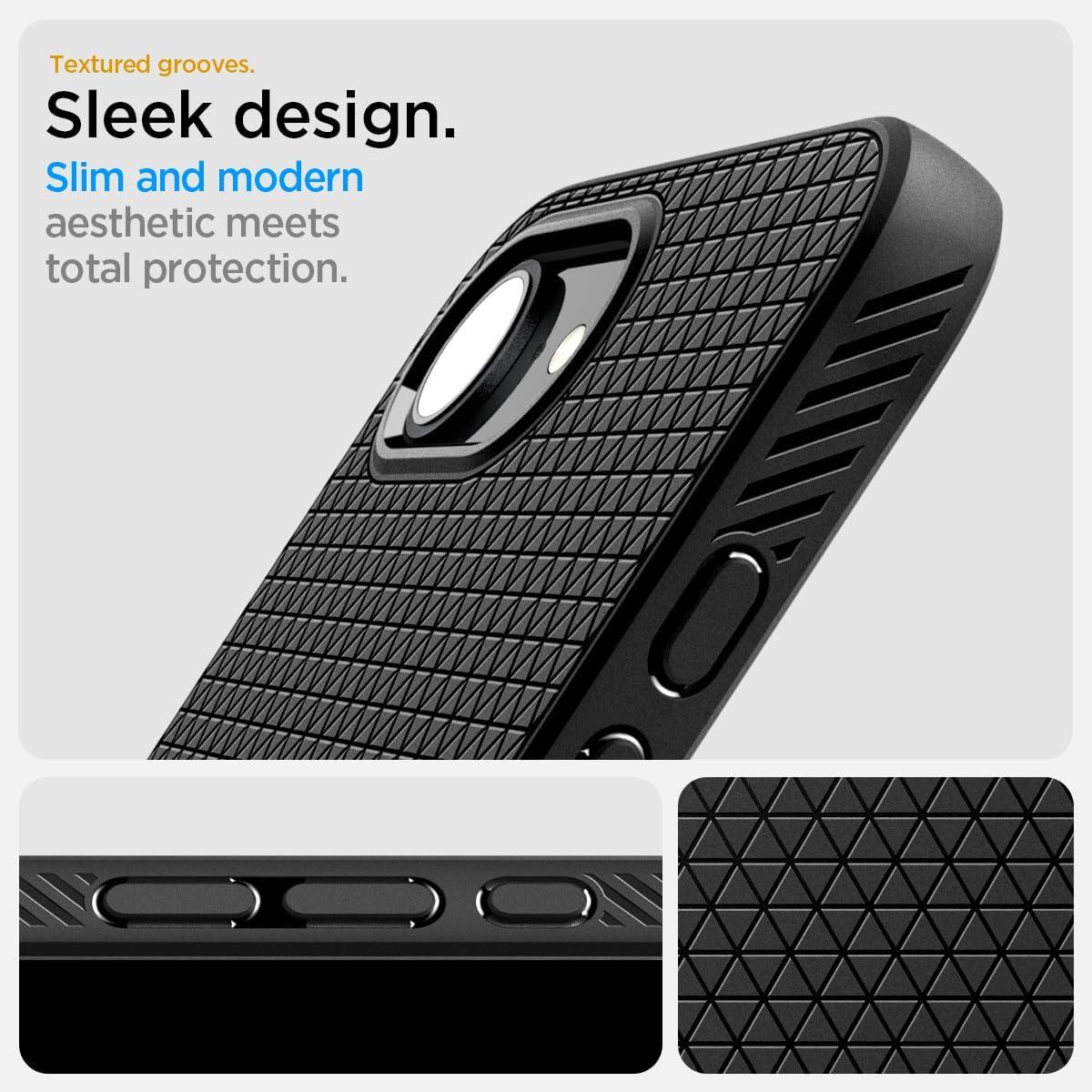 imageSpigen Liquid Air Designed for iPhone 14 Case 2022 MilitaryGrade Protection Matte BlackMatte Black