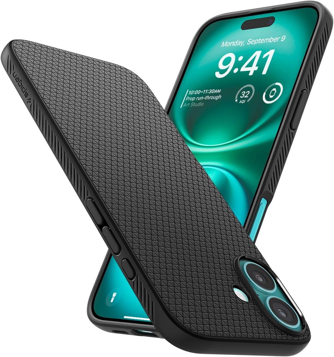 imageSpigen Liquid Air Designed for iPhone 14 Case 2022 MilitaryGrade Protection Matte BlackMatte Black