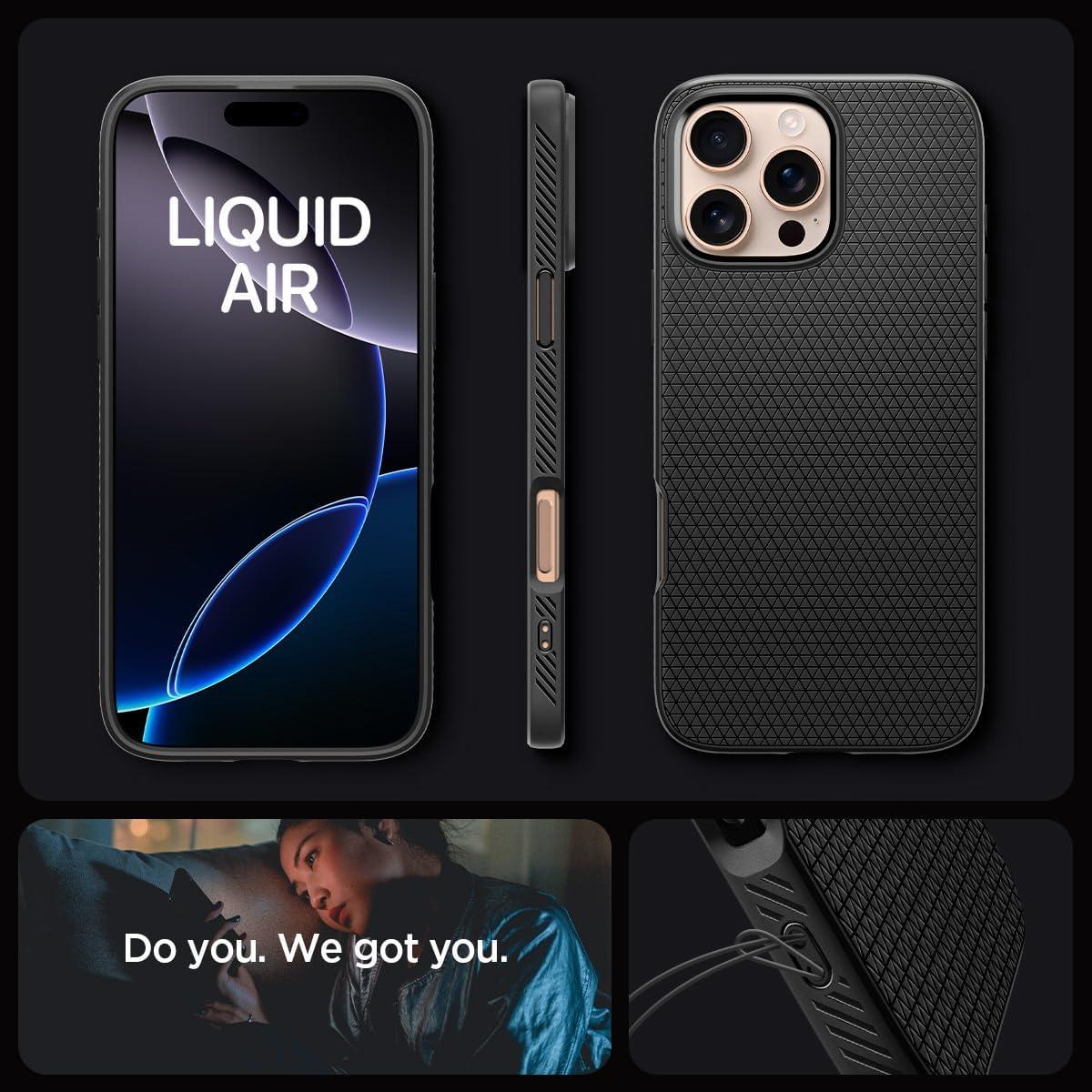 imageSpigen Liquid Air Designed for iPhone 14 Case 2022 MilitaryGrade Protection Matte BlackMatte Black
