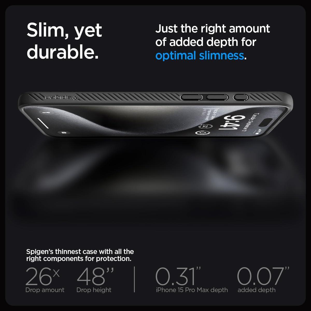 imageSpigen Liquid Air Designed for iPhone 14 Case 2022 MilitaryGrade Protection Matte BlackMatte Black