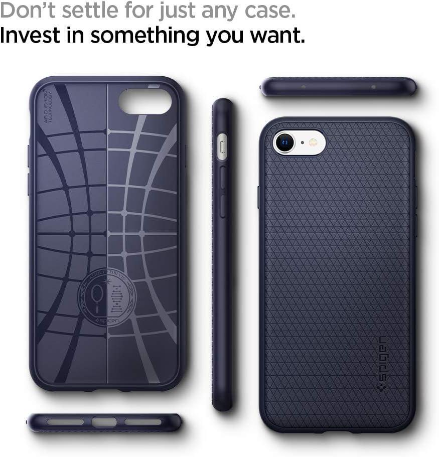 imageSpigen Liquid Air Designed for iPhone 14 Case 2022 MilitaryGrade Protection Matte BlackMidnight Blue