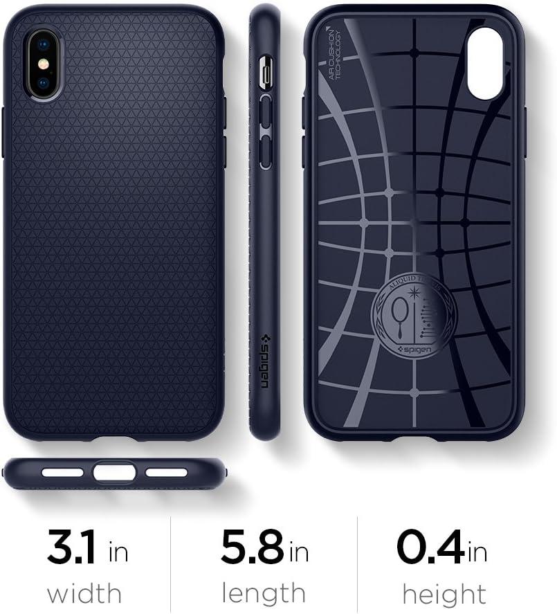 imageSpigen Liquid Air Designed for iPhone 14 Case 2022 MilitaryGrade Protection Matte BlackMidnight Blue