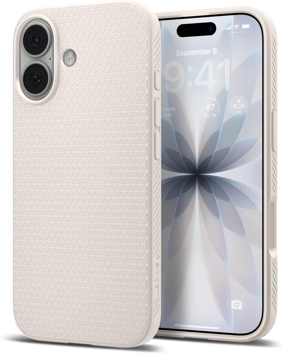 imageSpigen Liquid Air Designed for iPhone 14 Case 2022 MilitaryGrade Protection Matte BlackNatural Titanium